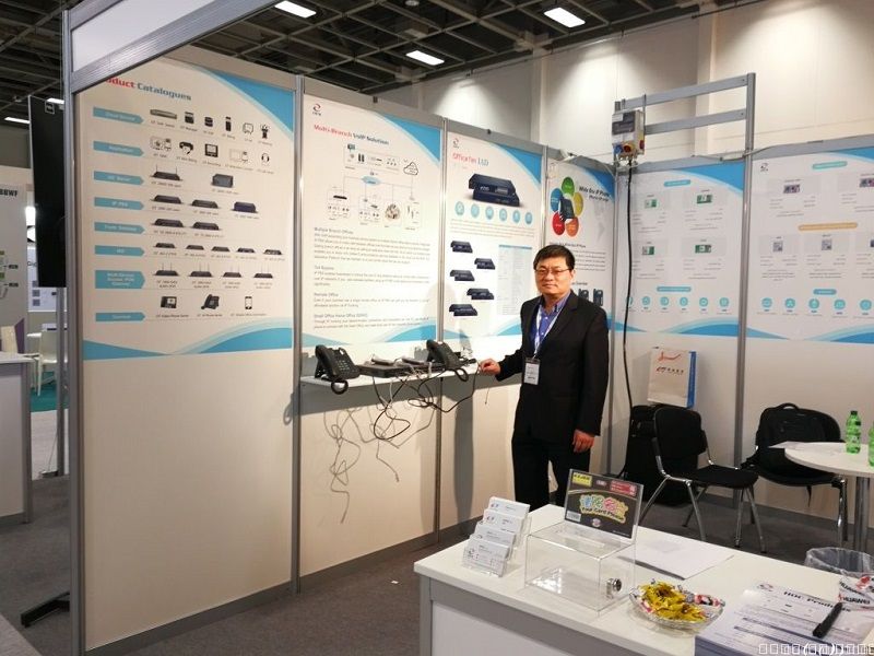網經科技（蘇州）有限公司總裁劉繼明參加歐洲柏林通訊展